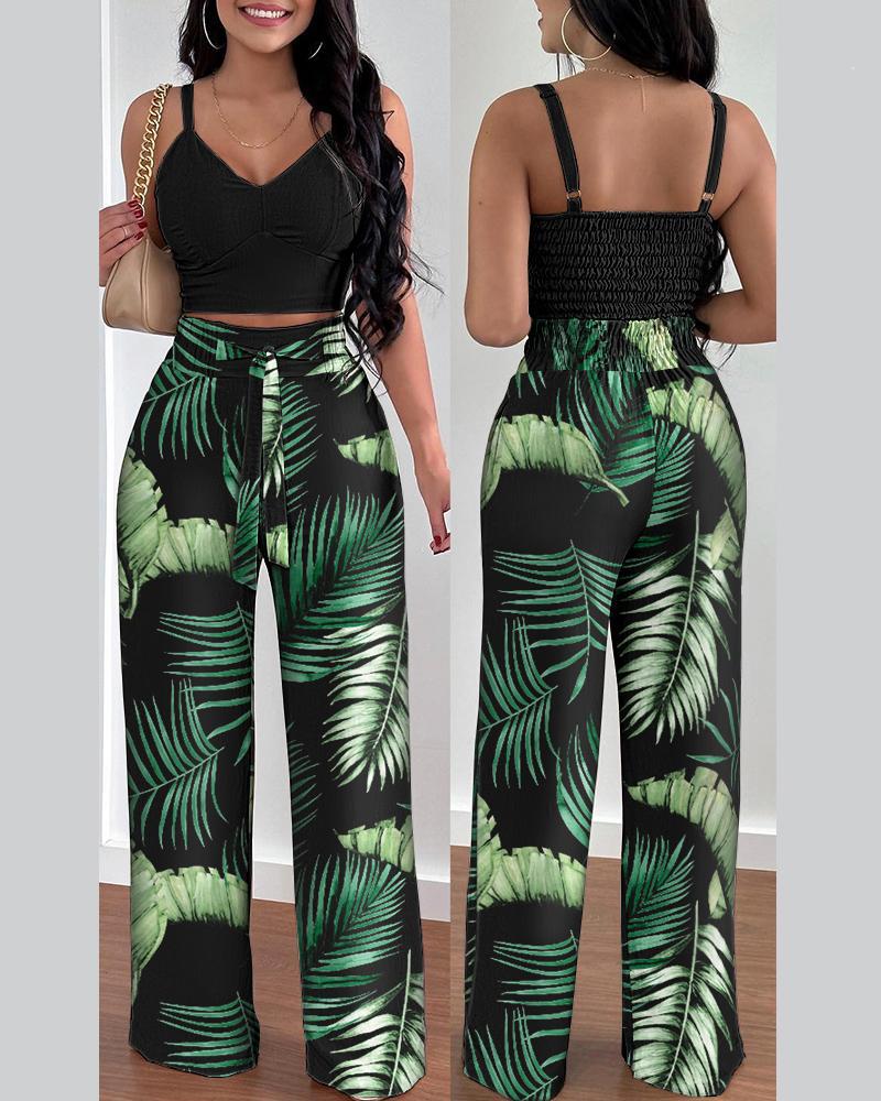 New Fashion Suspender Two-Piece Suit Women's Clothing