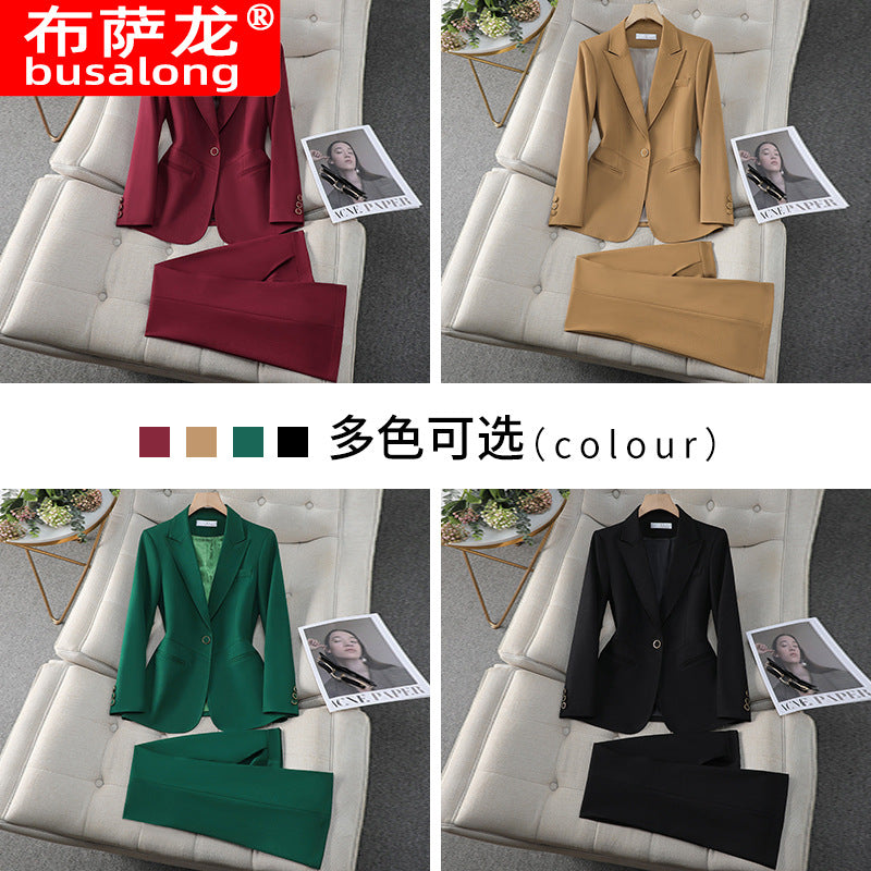 High-End Red Women’s Blazer