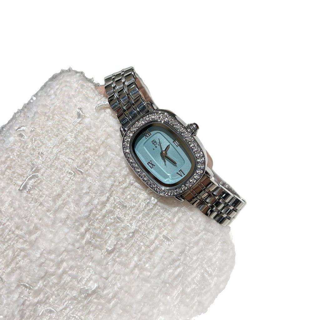 Women's Luxury Diamond Watch - Elegant Stainless Steel Quartz