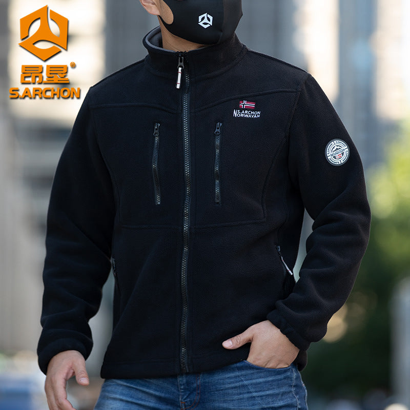 Anken Mens Winter Tactical Fleece Jacket