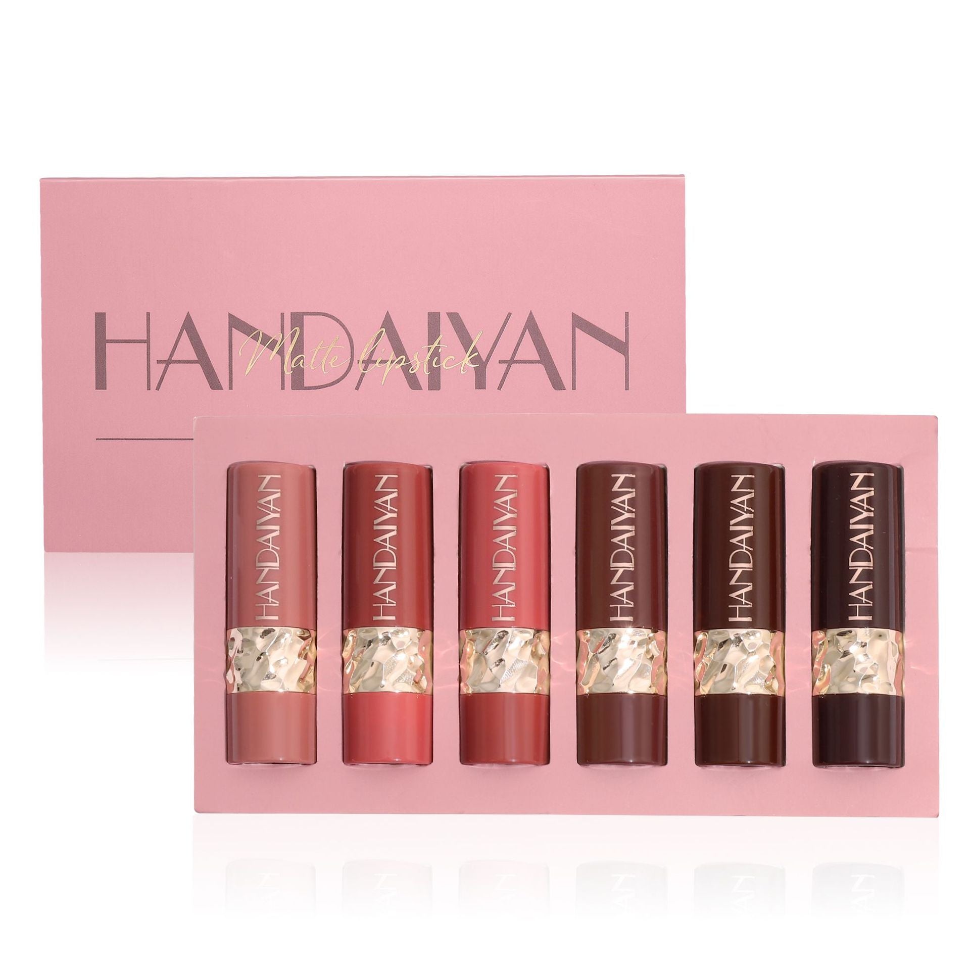 Han Daiyan HANDAIYAN Six Matte Lipstick, natural easy-to-color lipsticks
