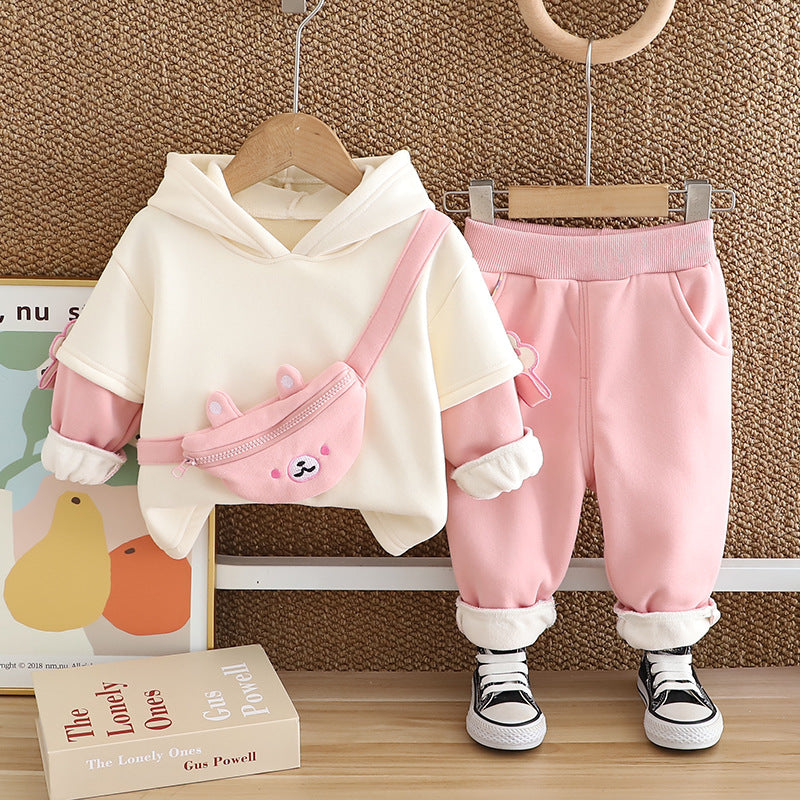 Hoodie & Shoulder Bag Set