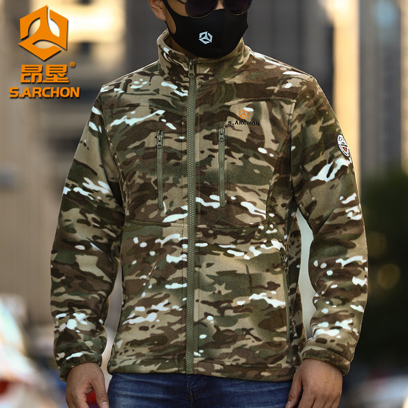 Anken Mens Winter Tactical Fleece Jacket