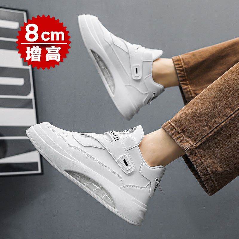 Men’s Invisible 8cm Height Increase High-Top Casual Sneakers