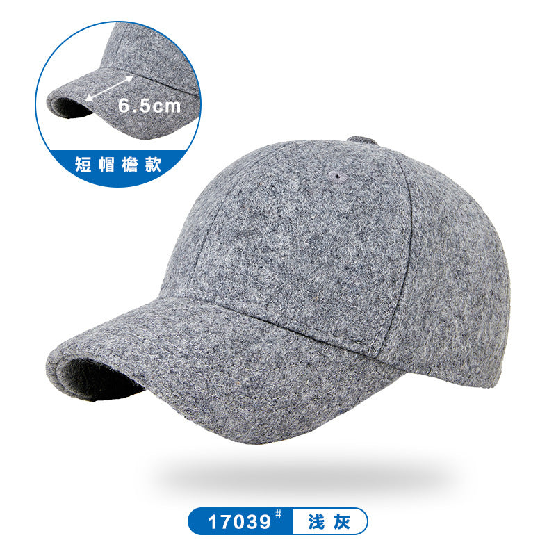 Autumn & Winter Wool Tweed Velvet Peaked Hats