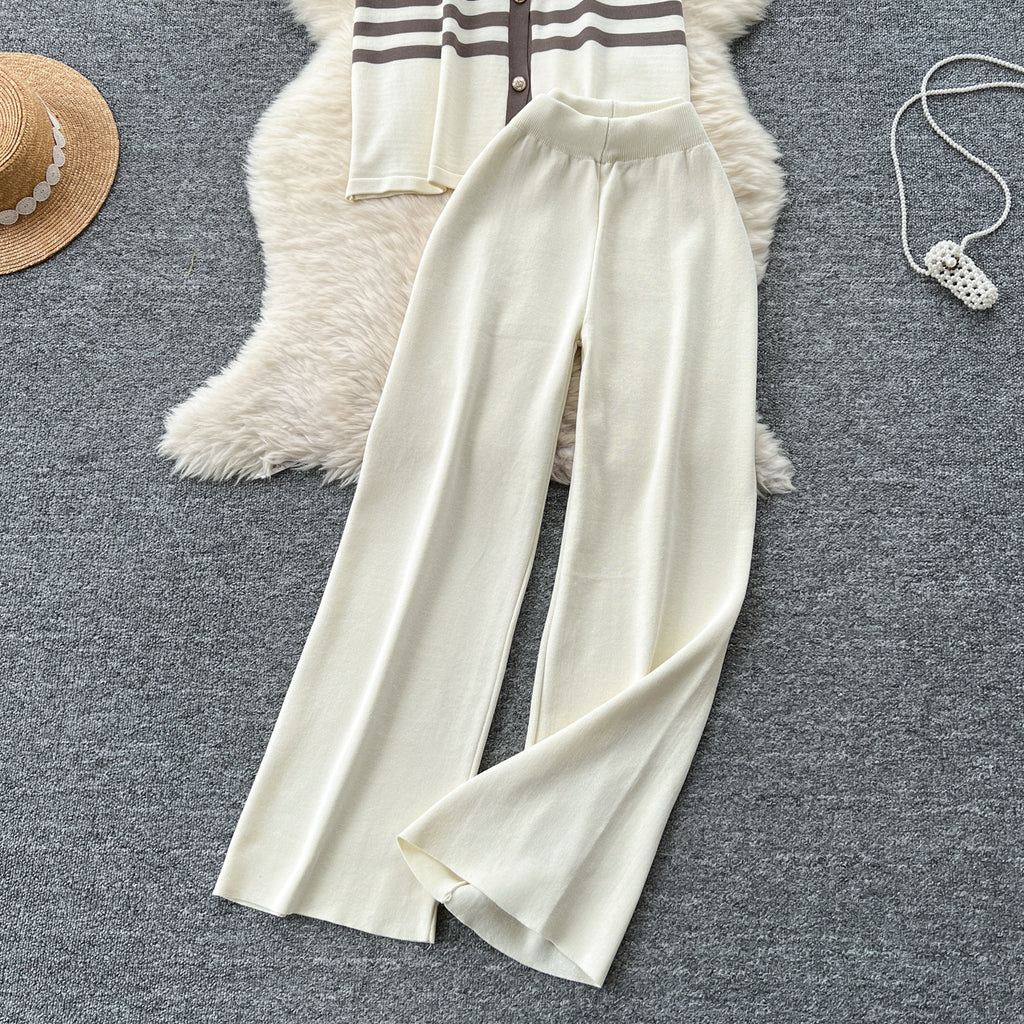 Loose Fit Knit Two-Piece Set