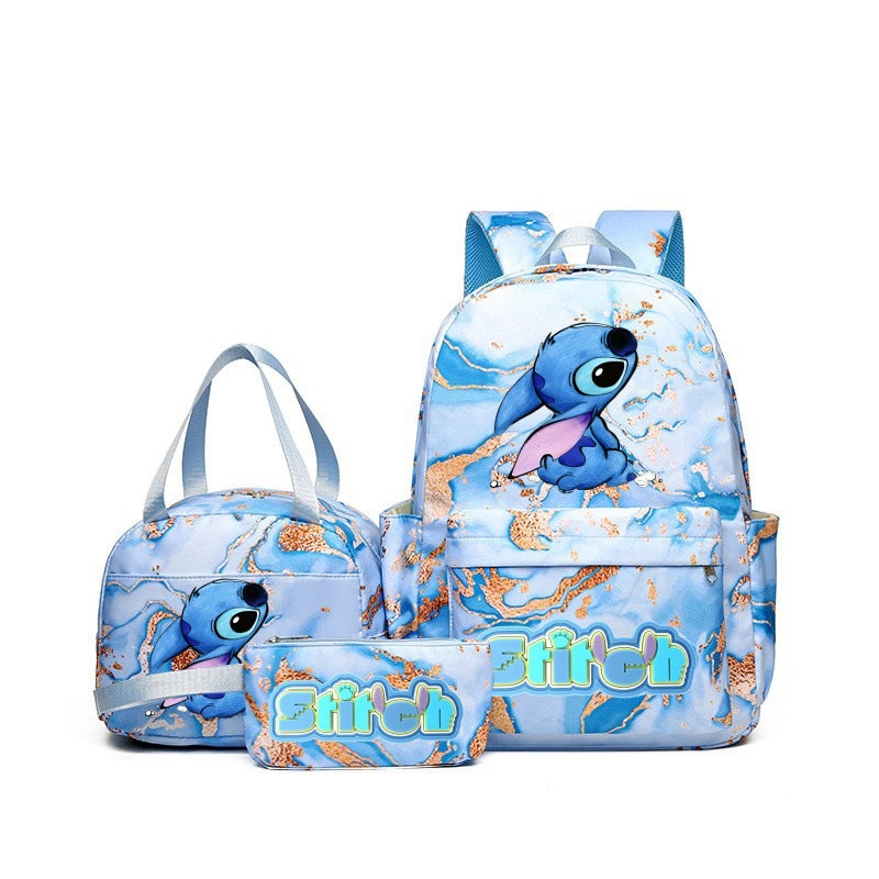 Waterproof 3-Piece School Backpack Set for Students & Travel