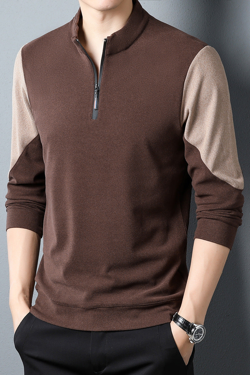 Velvet Quarter-Zip Pullover