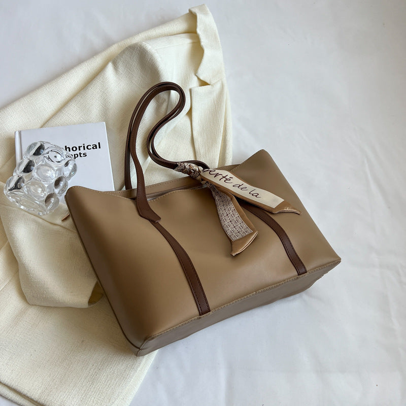 Large-Capacity Tote Bag with Compartments