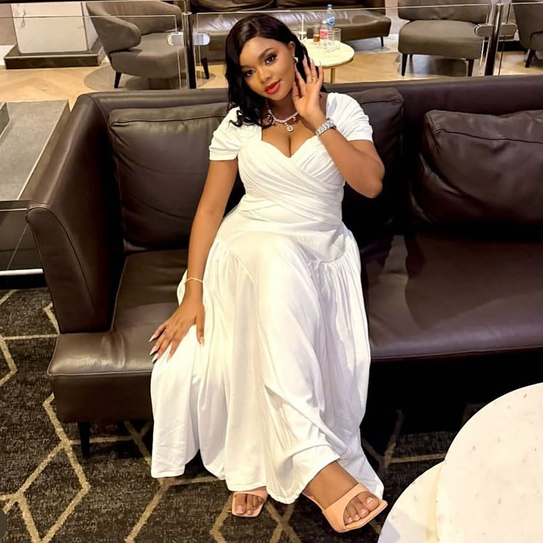 LunaGrace Pleated Dress