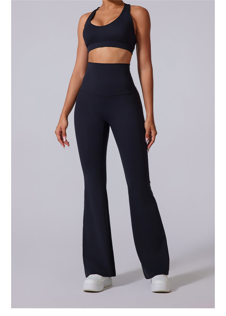 High-Waist Flared Yoga Pants