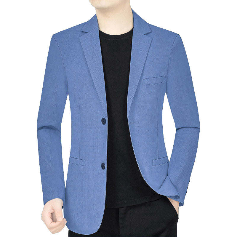Mens Business Casual Slim-Fit Blazer