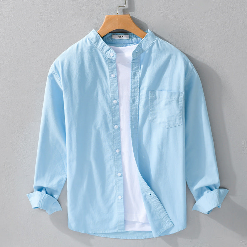 New Oxford Spinning Casual Men's Long-Sleeved Shirt