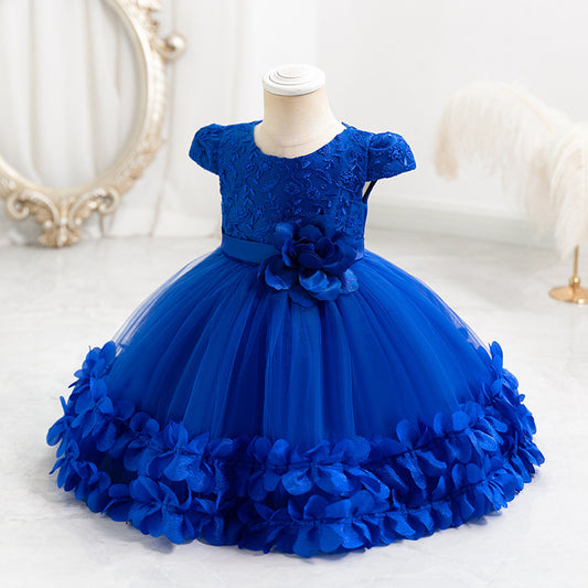 Baby Girl Lace Princess Tutu Dress  1st Birthday Party & Performance Outfit