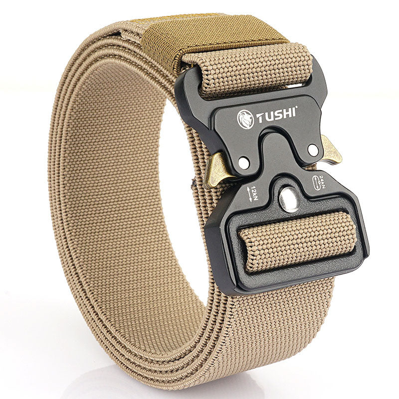 Aluminum Alloy Buckle Tactical Stretch Belt