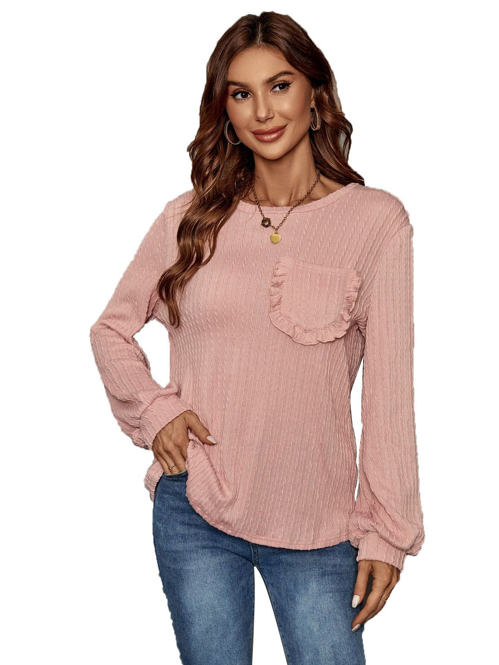Women's Versatile Casual Loose Solid Color Shirt