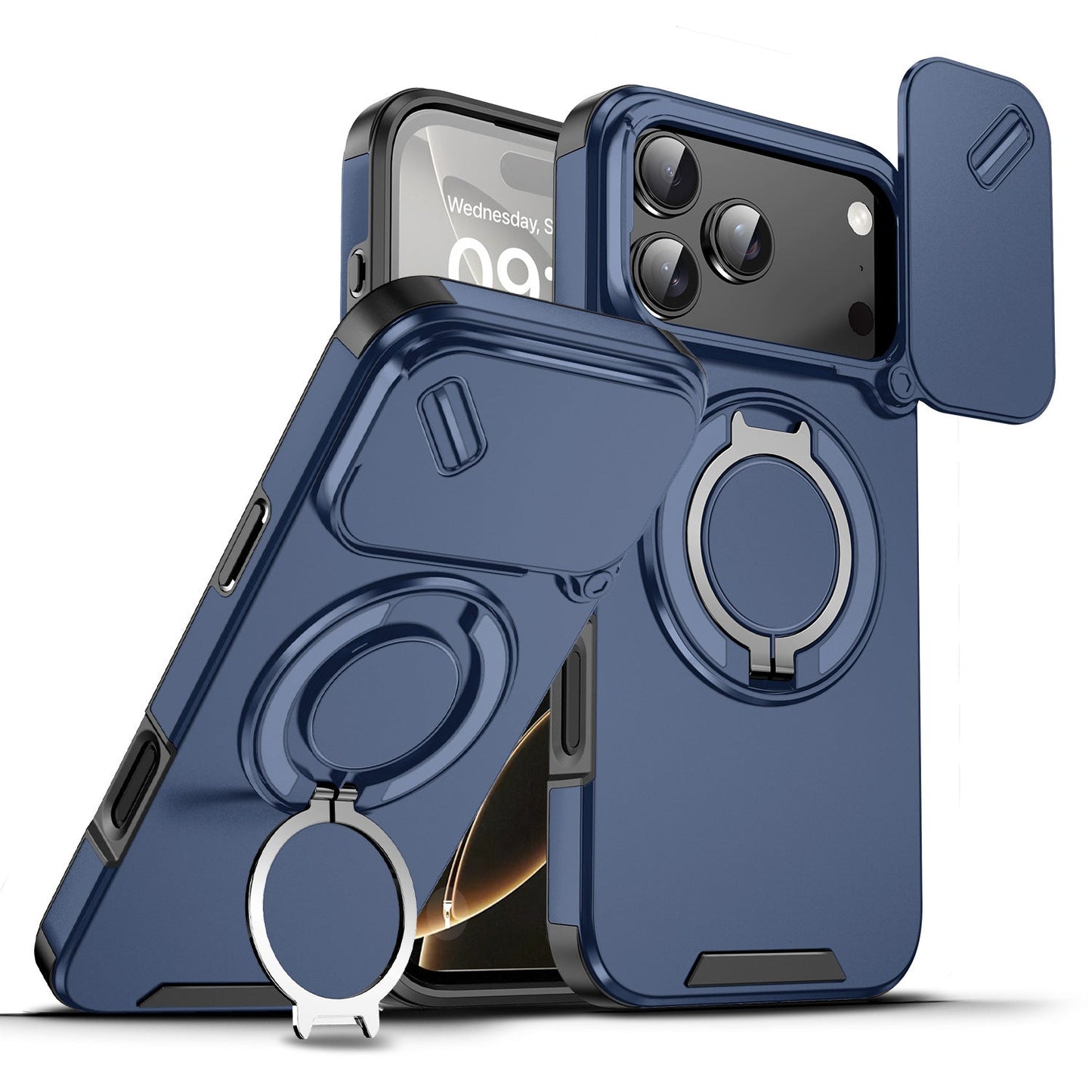 Magnetic Armor Phone Case for iPhone 16 / 17 Pro Max