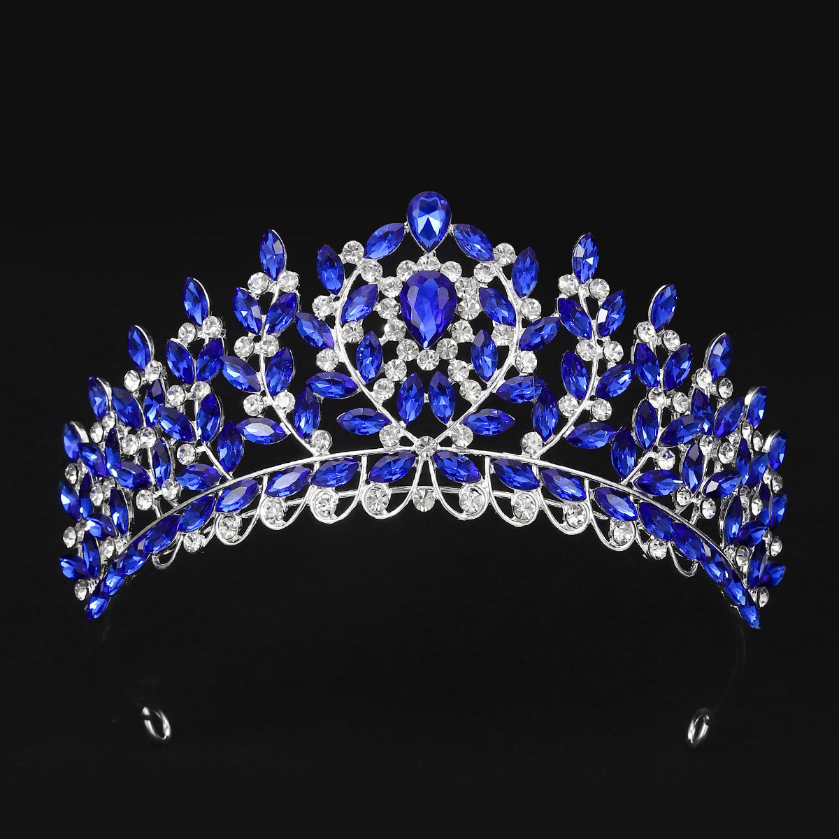 High-grade rhinestone wedding dress, crown tiara
