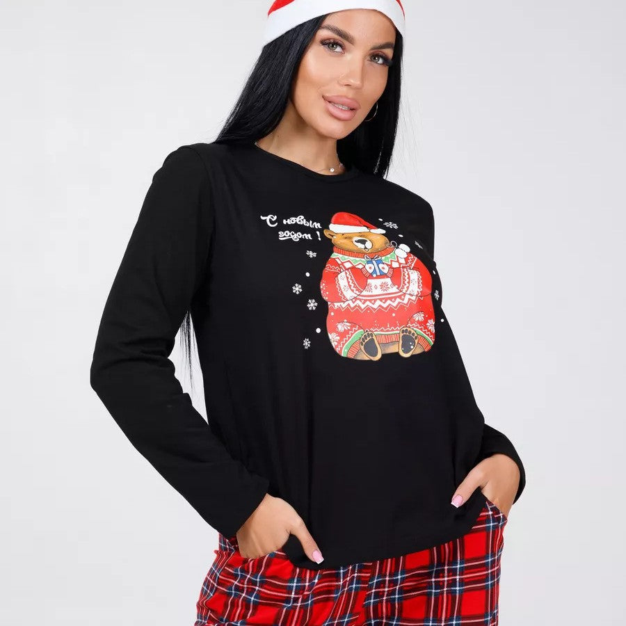 Holiday Plaid Cheer Pajama Set