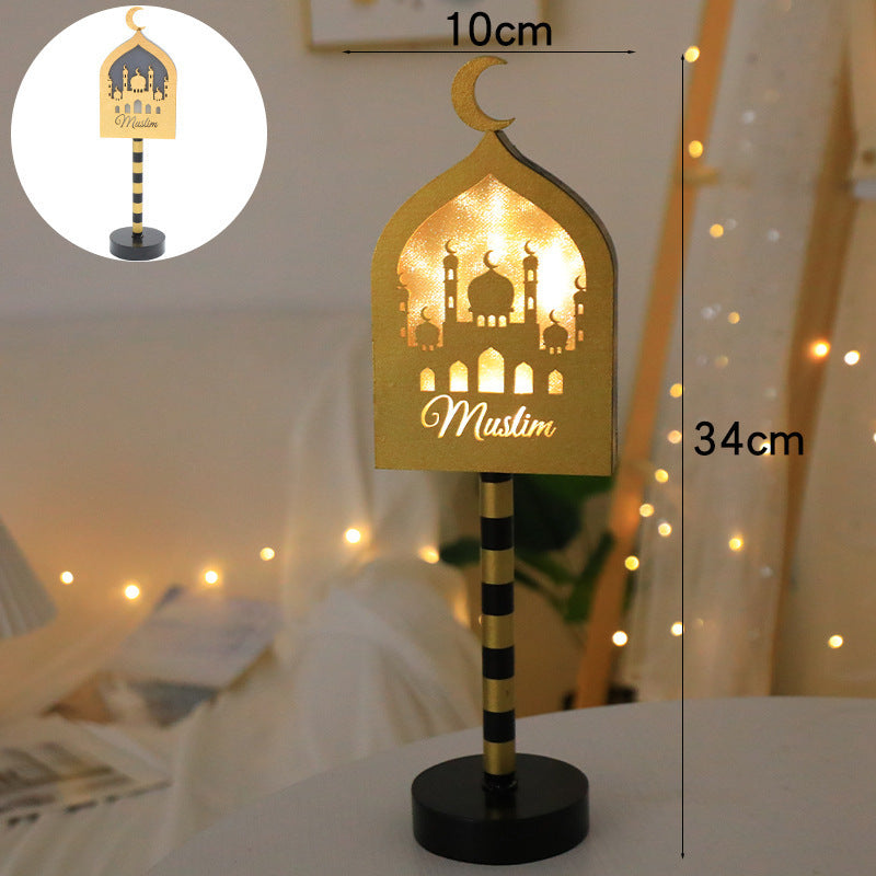 LED Black Street Sign Table Lamp