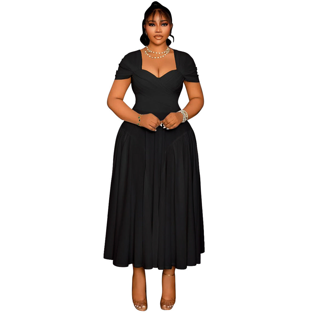 LunaGrace Pleated Dress