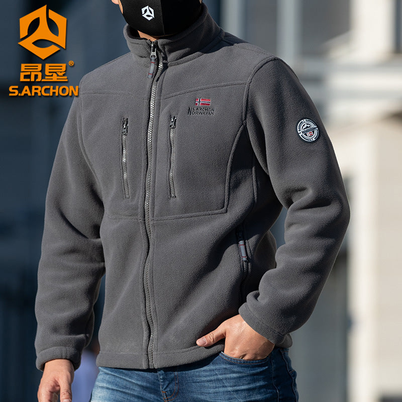 Anken Mens Winter Tactical Fleece Jacket