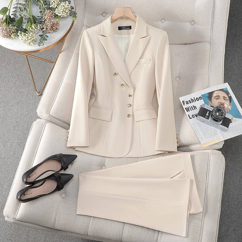 Womens 2-Piece Formal Trouser Suit Set