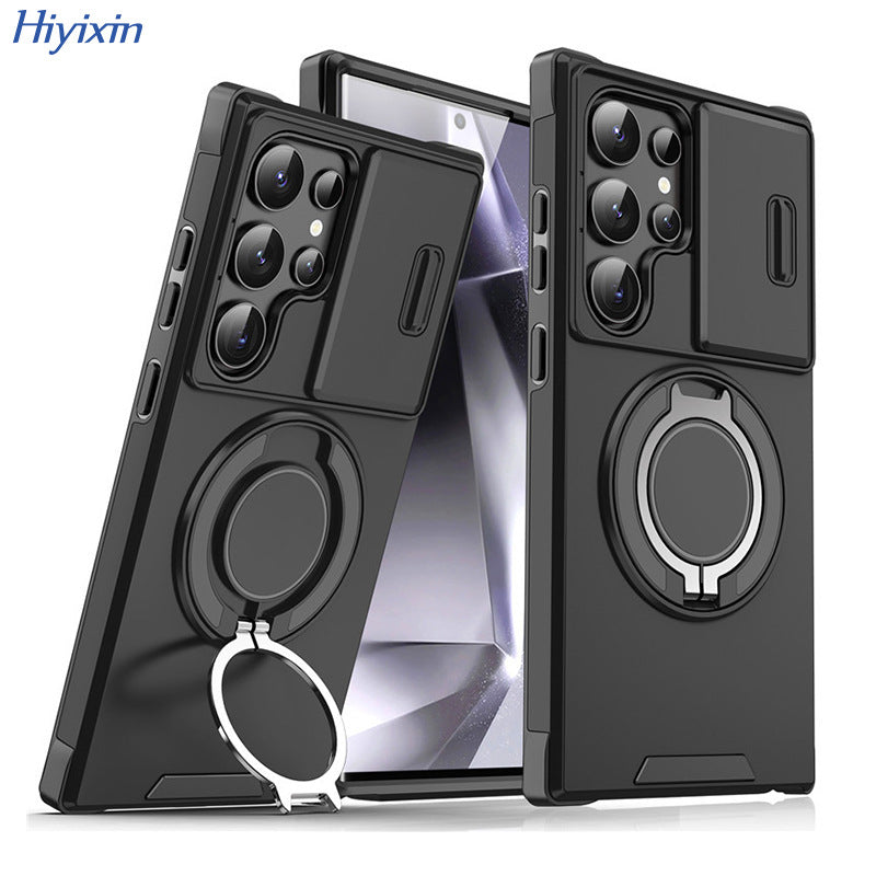 Samsung S26 Ultra CamShield Case with Rotating Stand