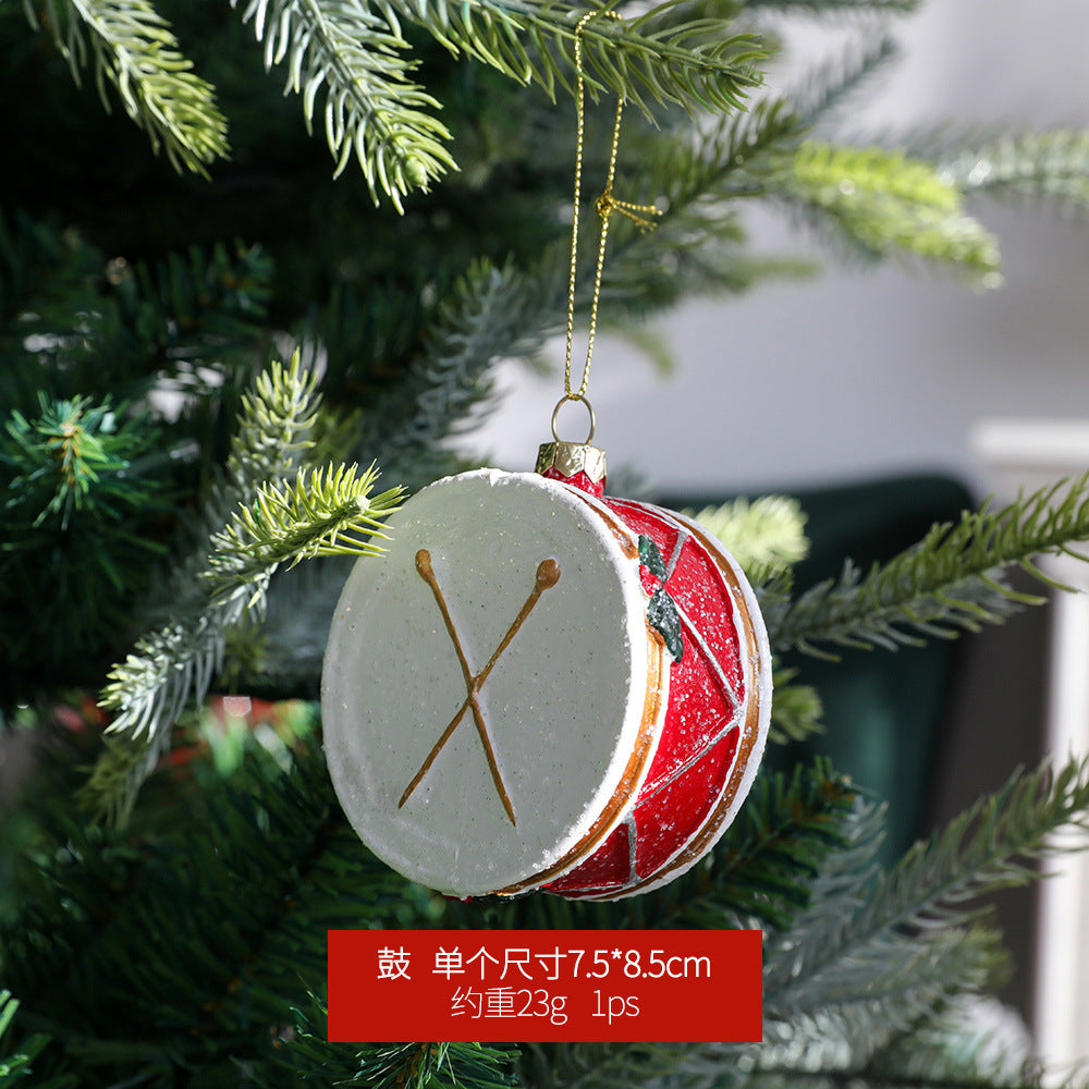 Festive Shaped Christmas Ball Pendant