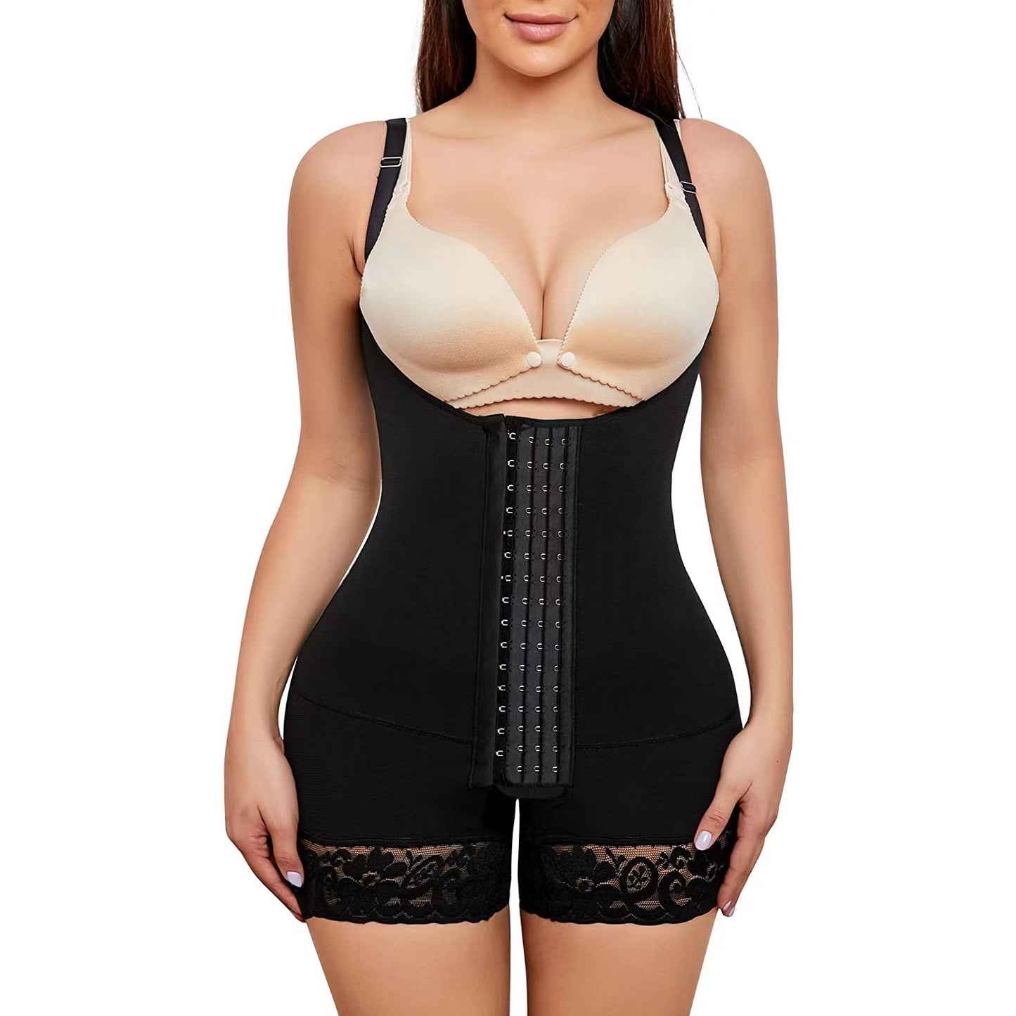 Plus-Size One-Piece Shapewear for Effortless Elegance