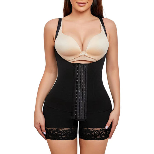 Plus-Size One-Piece Shapewear for Effortless Elegance