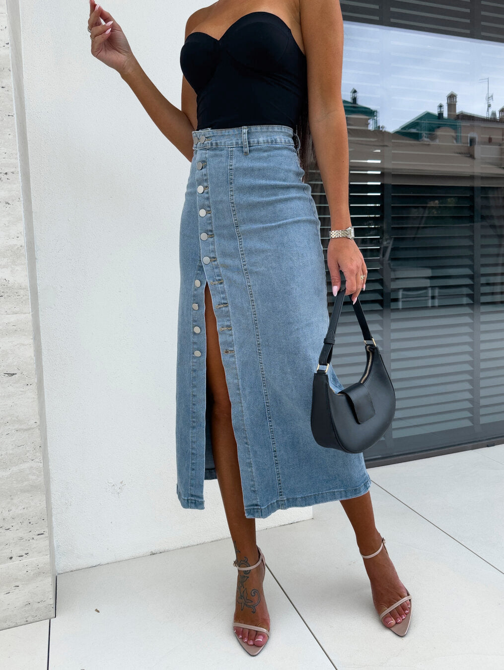 FrontLine Slit Skirt