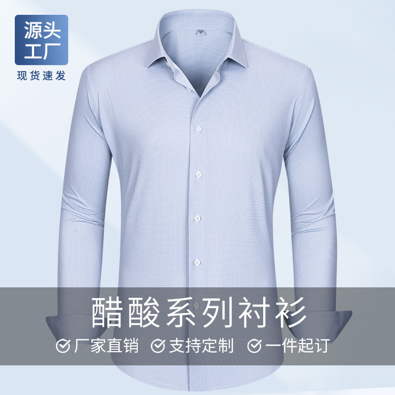 Mens Long Sleeve Business Shirt