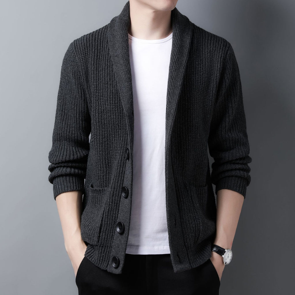 Men's Knit Cardigan Sweater