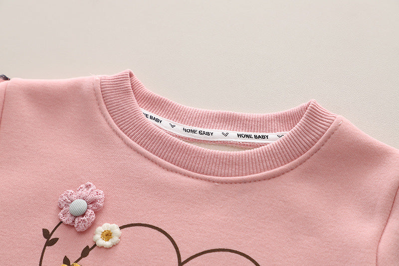 Bow & Bloom Velvet Set