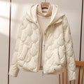 Women's Faux  Hooded Winter Puffer Jacket