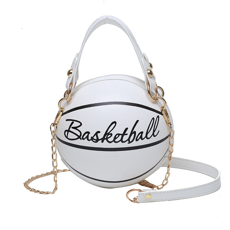 Personalized round basketball bag