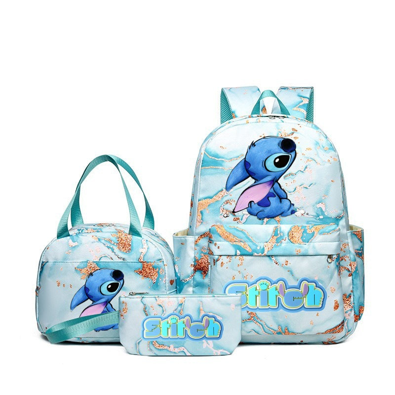 Waterproof 3-Piece School Backpack Set for Students & Travel