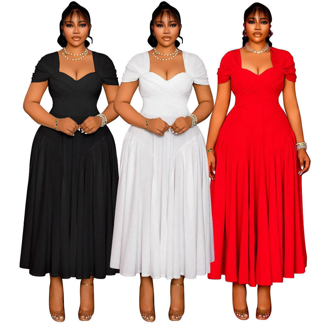 LunaGrace Pleated Dress
