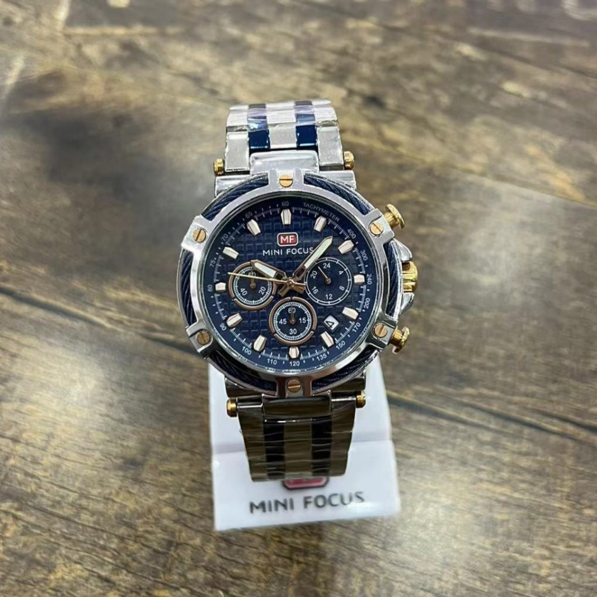 Mini Focus Men's Casual Watch - Waterproof Quartz Luminous Steel Band