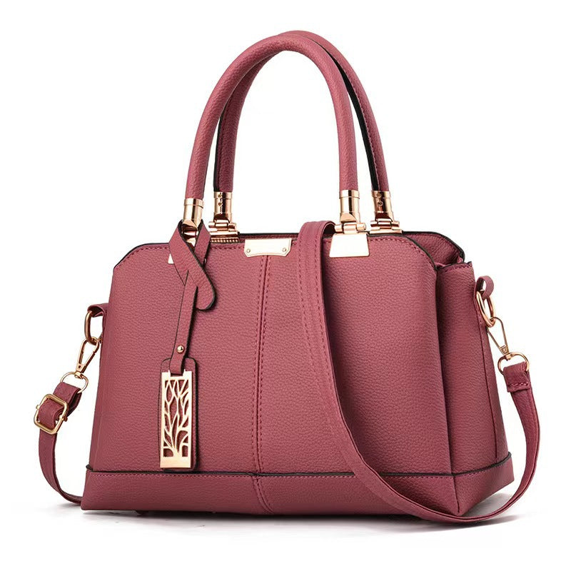 Women's bag handbag - middle-aged mom shoulder bag