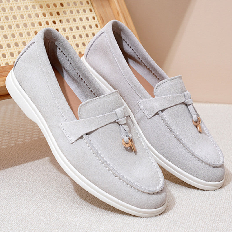 Women's 2023 Fall/Winter Leather Loafers