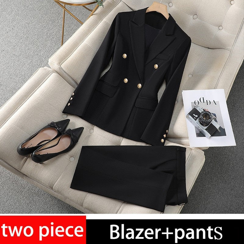 Womens 2-Piece Formal Trouser Suit Set