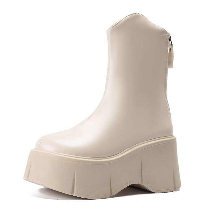Chunky Heel Ankle Boots