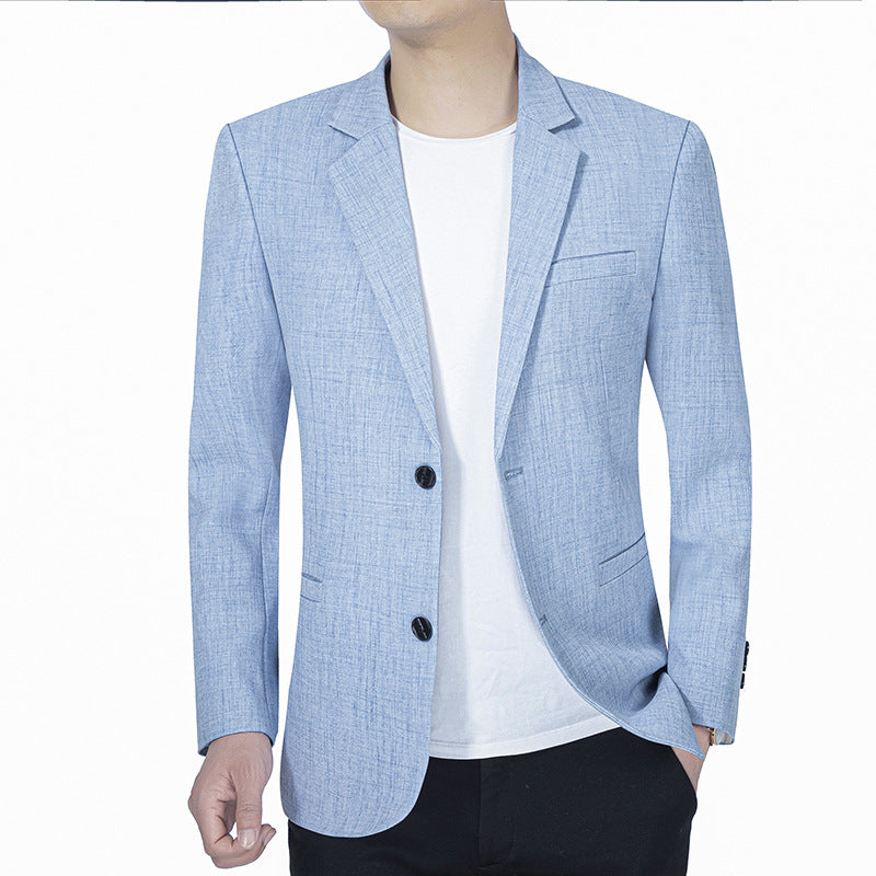 Mens Business Casual Slim-Fit Blazer