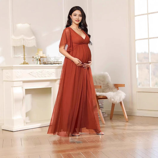 Moonlit Glow Maternity Gown
