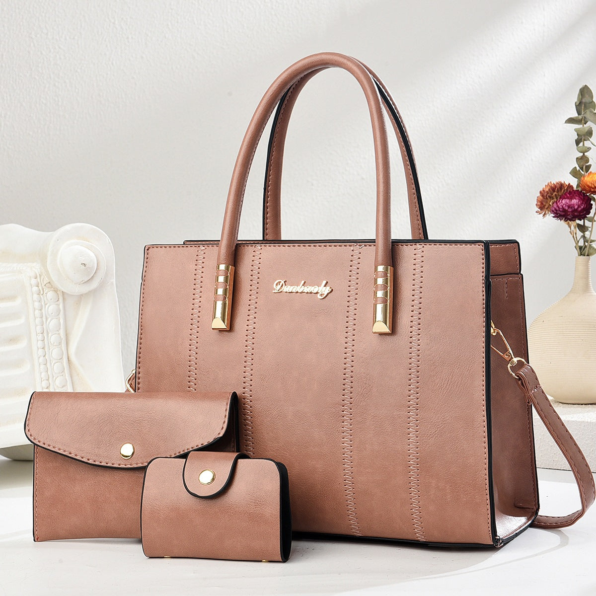 Retro 3-Piece Tote Set