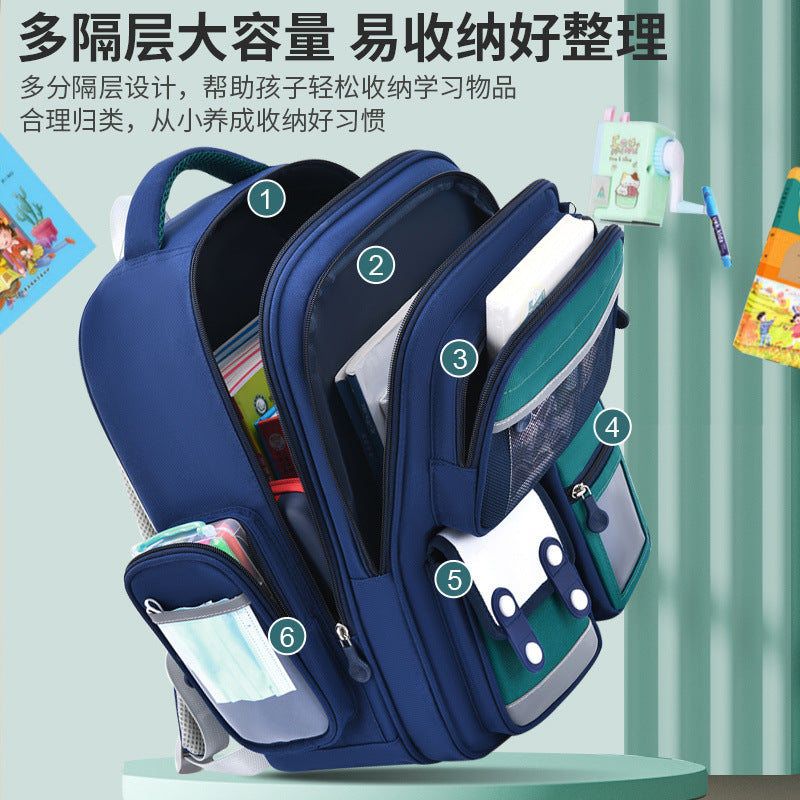 Unisex Trolley School Bag for Elementary Students