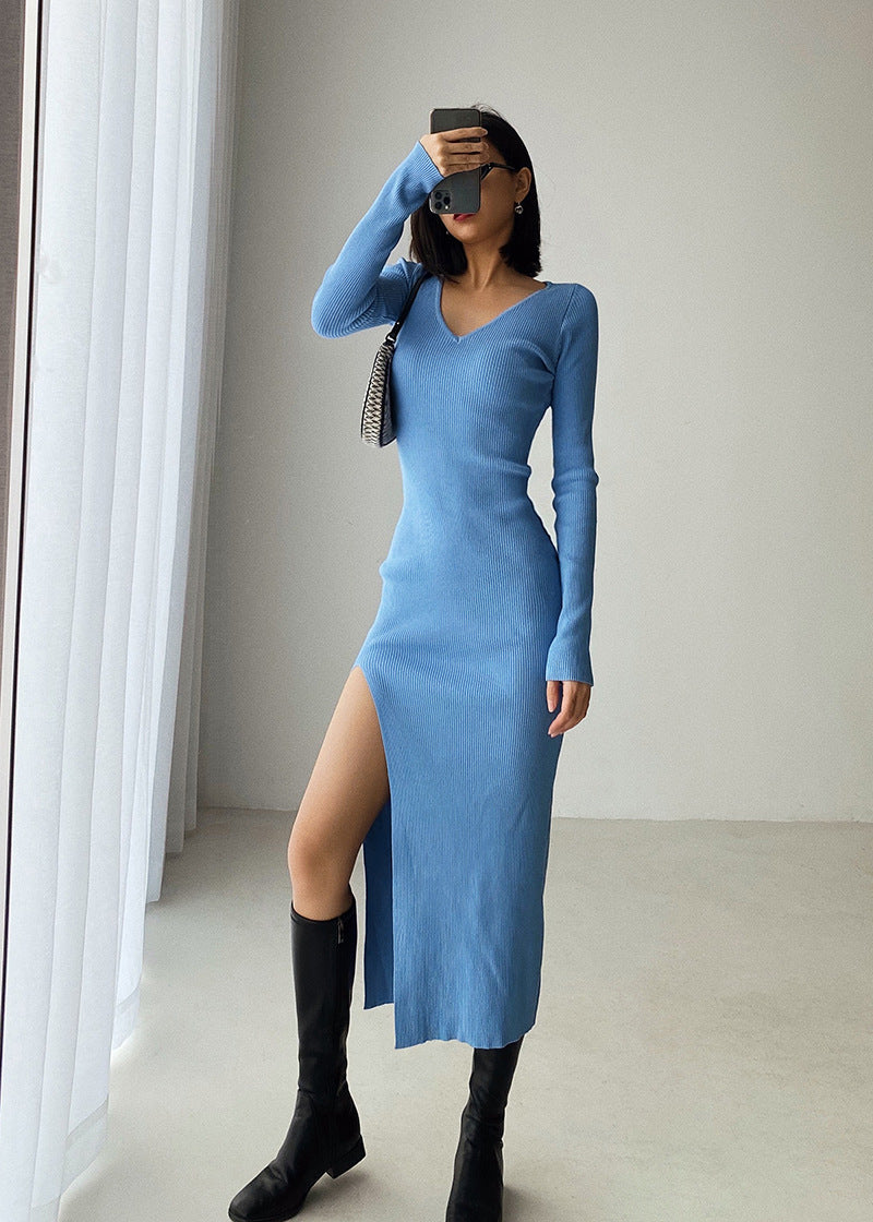 Knitted Slim Fit Pencil Dress