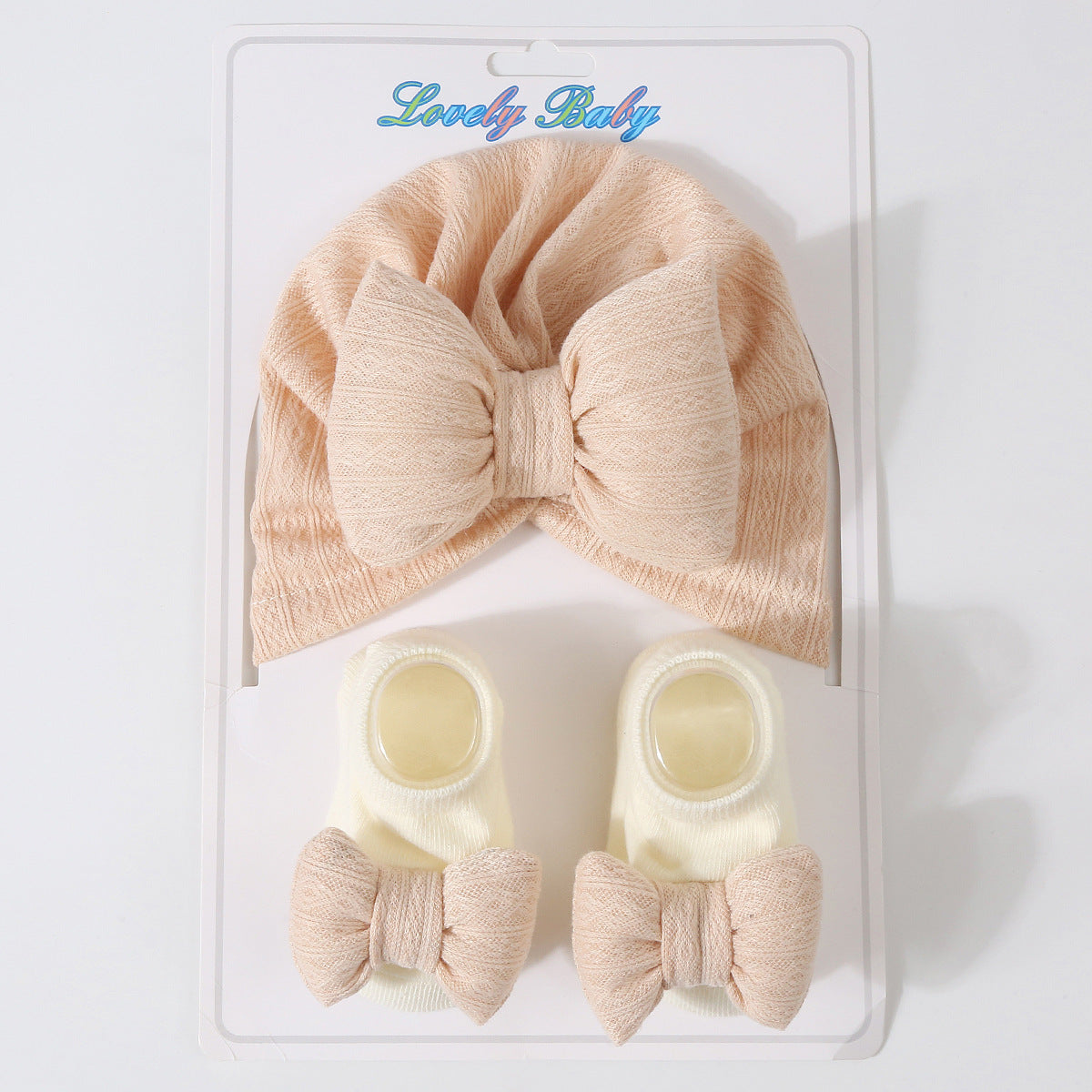 Newborn Knitted Hat & Socks Set